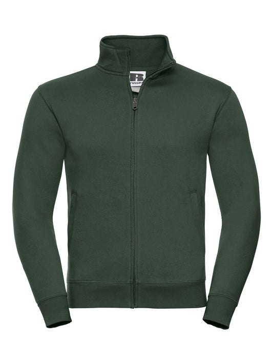 Authentic Sweat Jacket Herren Sweatshirt / Hoodie – Russell – Farbe bottle green – individuell veredelbar