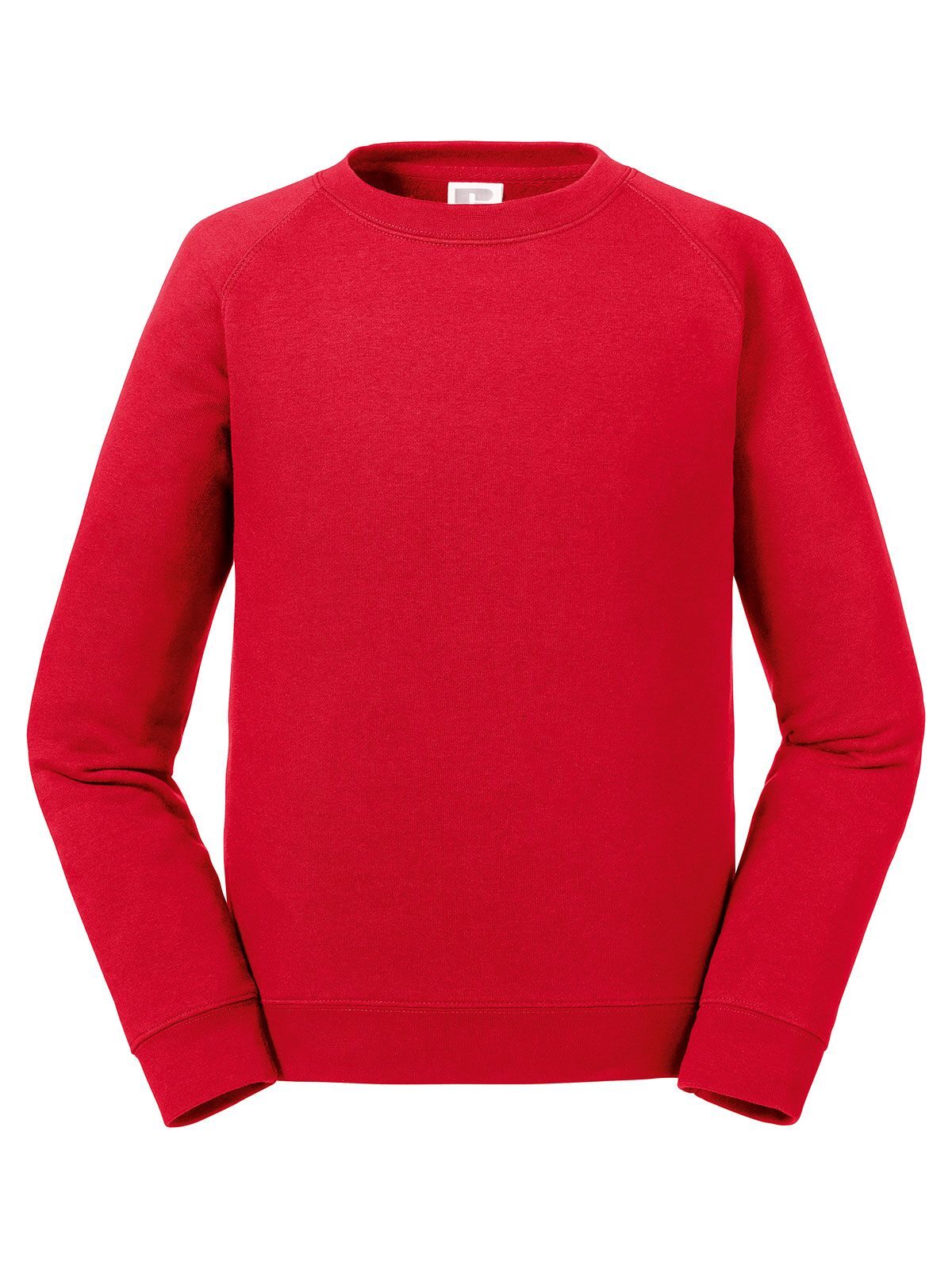 Authentic Raglan Sweat Kinder Sweatshirt / Hoodie – Russell – Farbe classic red – individuell veredelbar