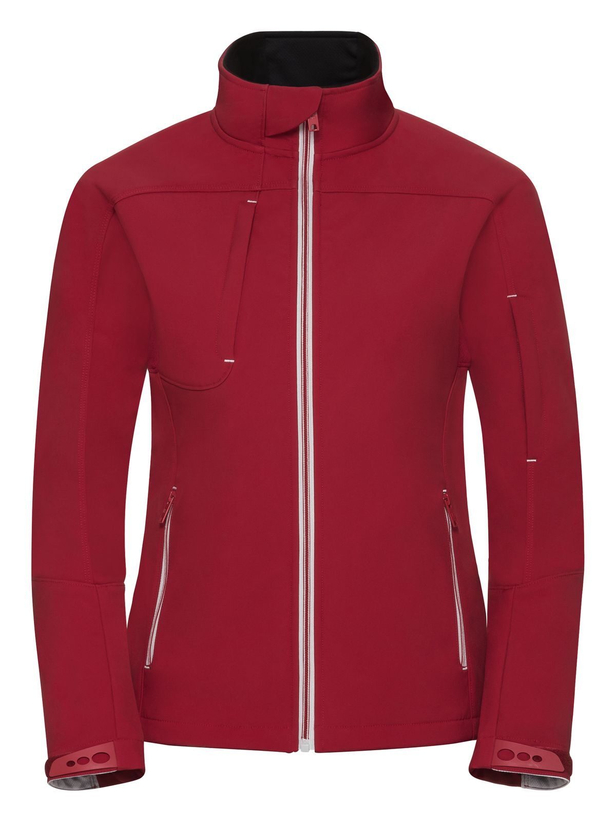 Ladies' Bionic Softshell Jacket Damen – Russell – Farbe classic red – individuell veredelbar