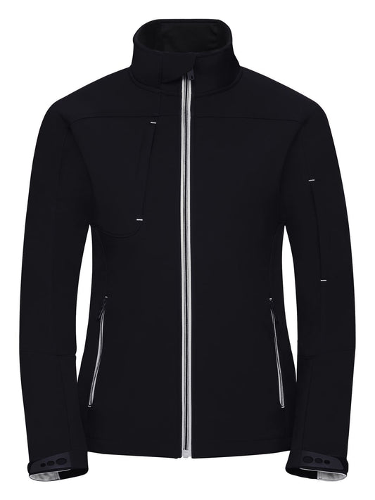 Ladies' Bionic Softshell Jacket Damen – Russell – Farbe french navy – individuell veredelbar