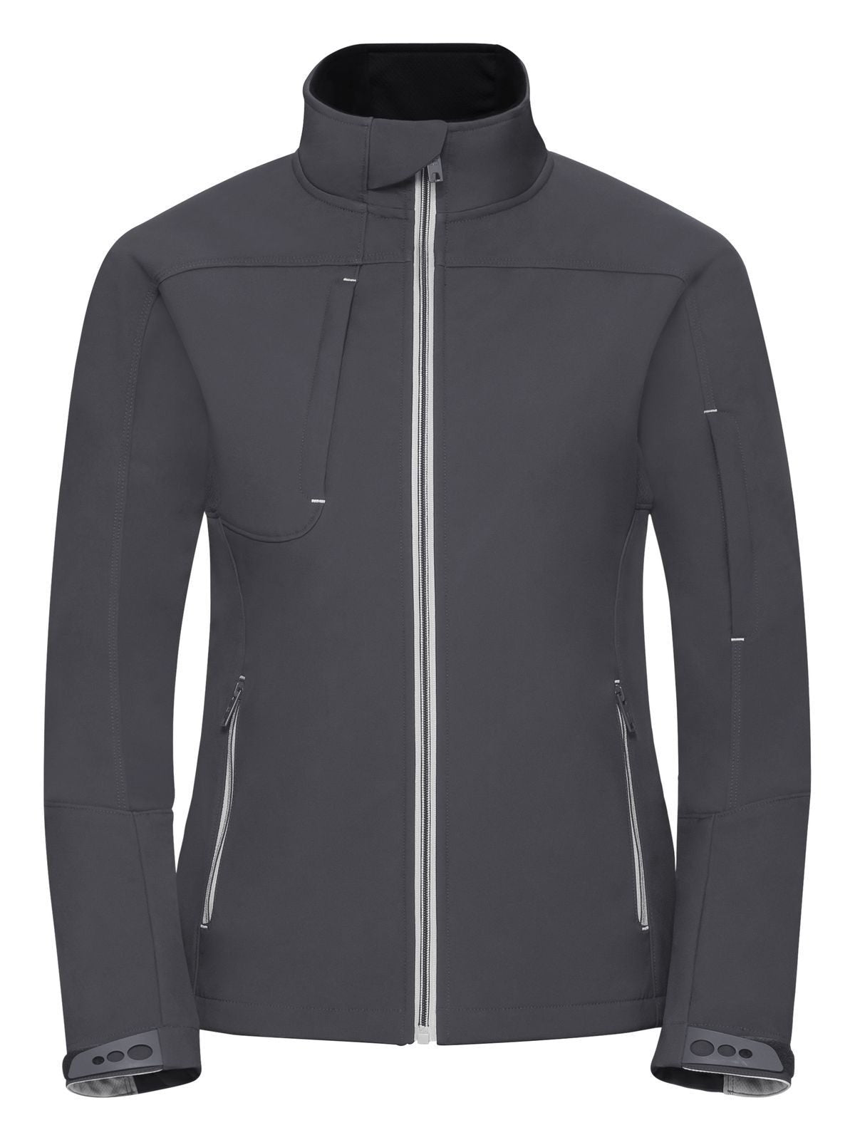 Ladies' Bionic Softshell Jacket Damen – Russell – Farbe Iron Grey – individuell veredelbar