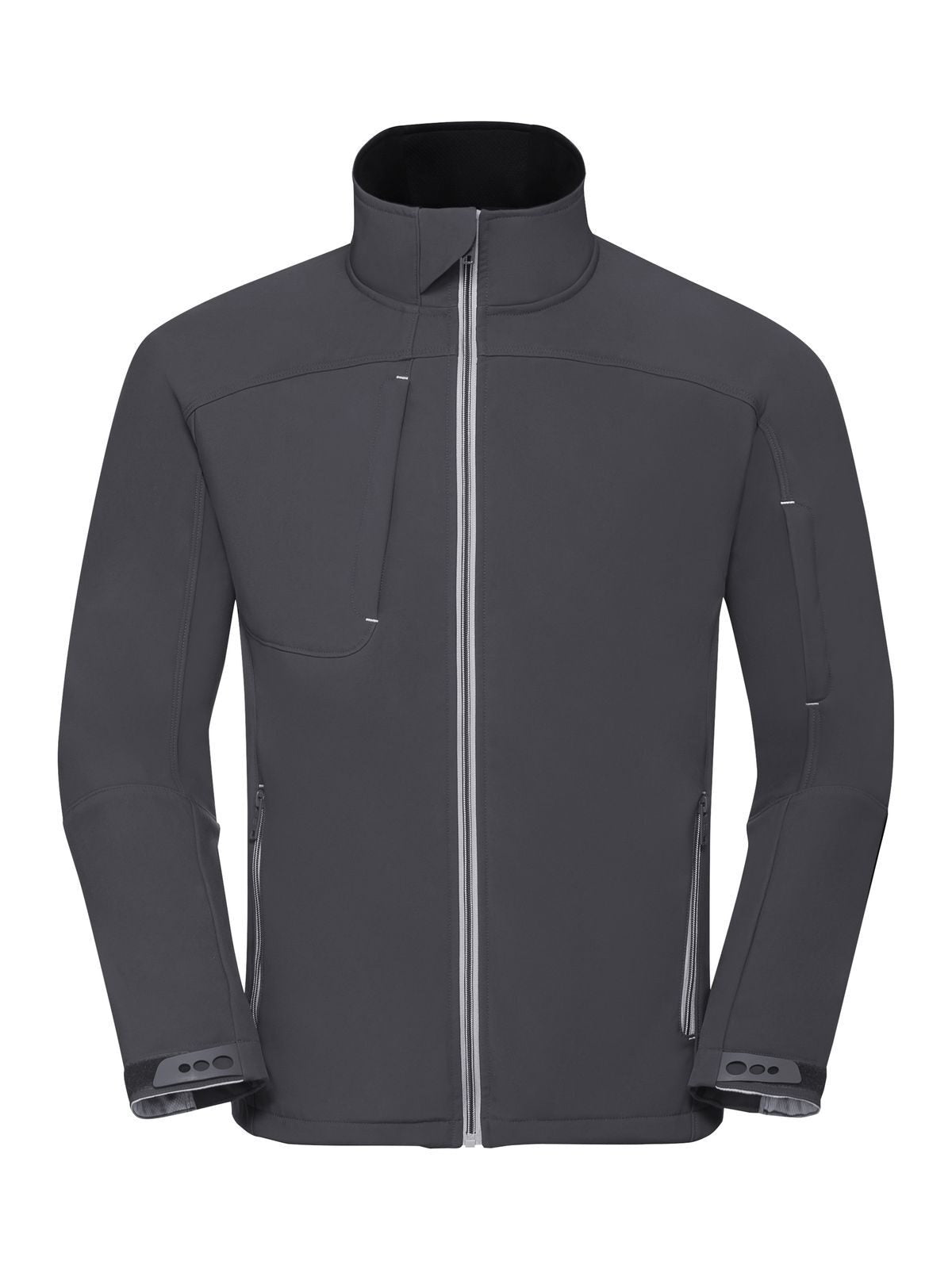 Bionic Softshell Jacket Herren – Russell – Farbe Iron Grey – individuell veredelbar