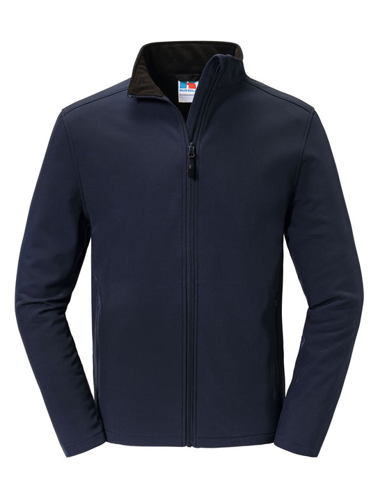 Essential Softshell Herren – Russell – Farbe french navy – individuell veredelbar