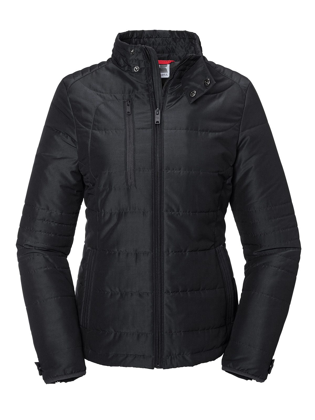 Ladies' Cross Jacket Damen – Russell – Farbe Schwarz – individuell veredelbar