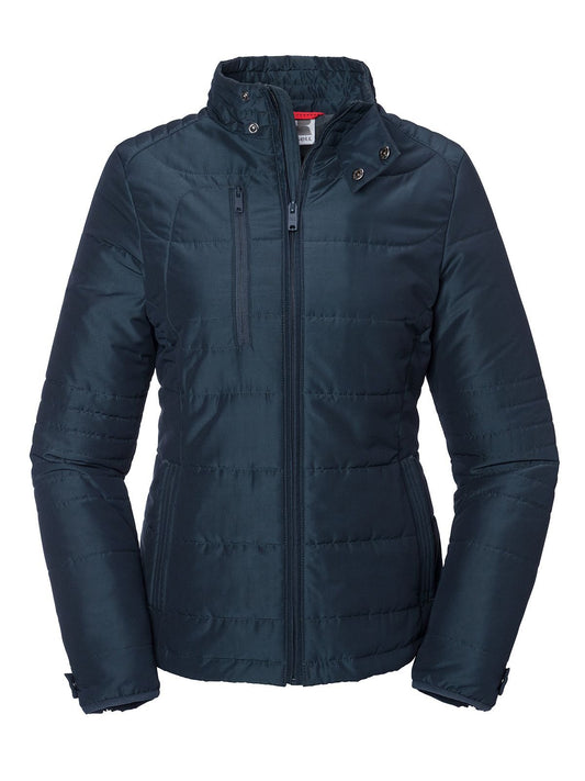 Ladies' Cross Jacket Damen – Russell – Farbe french navy – individuell veredelbar