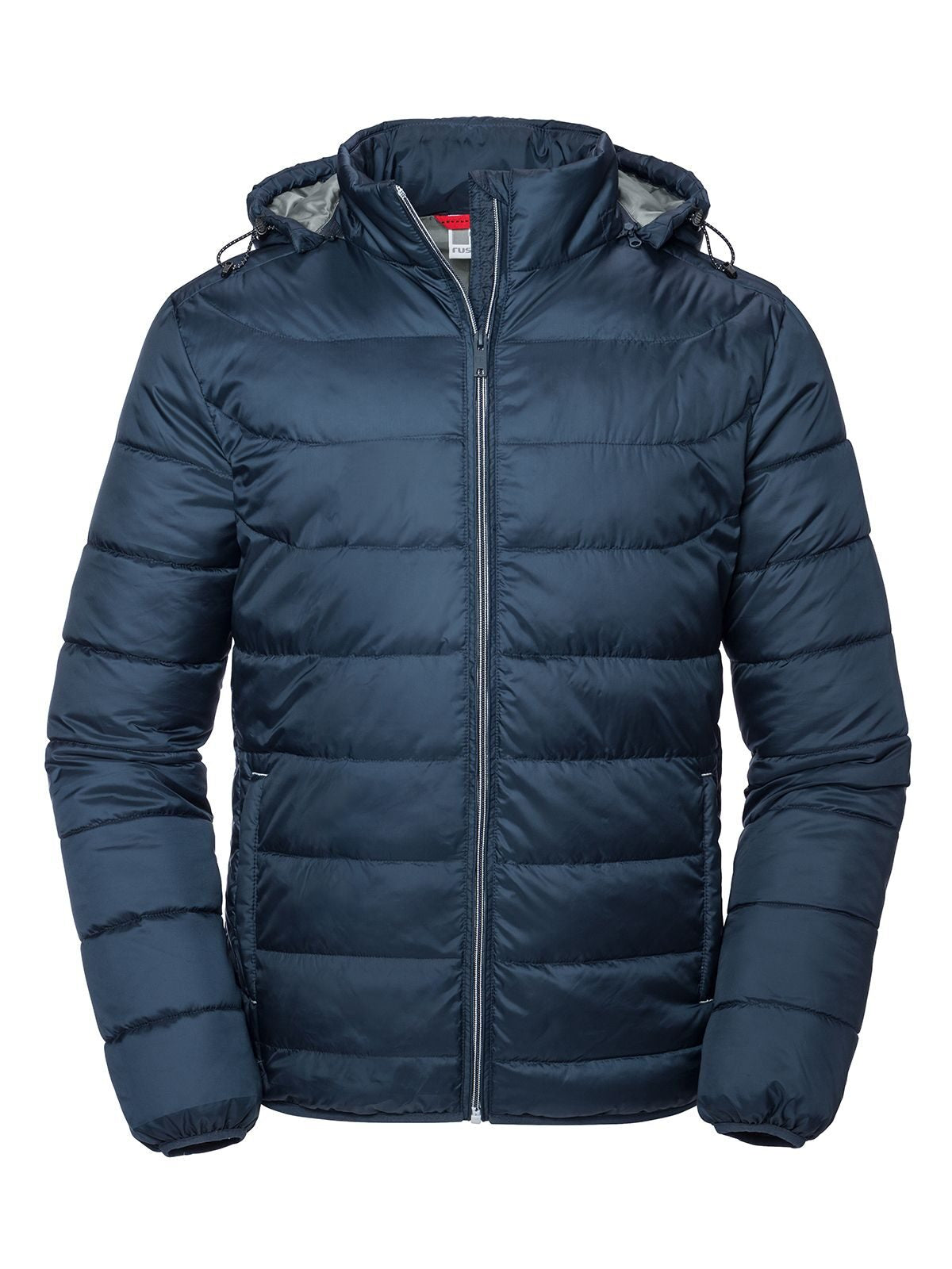 Hooded Nano Jacket Herren – Russell – Farbe french navy – individuell veredelbar