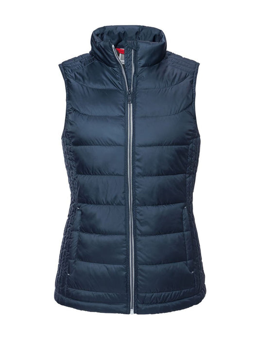 Ladie's Nano Bodywarmer Herren Jacke – Russell – Farbe french navy – individuell veredelbar