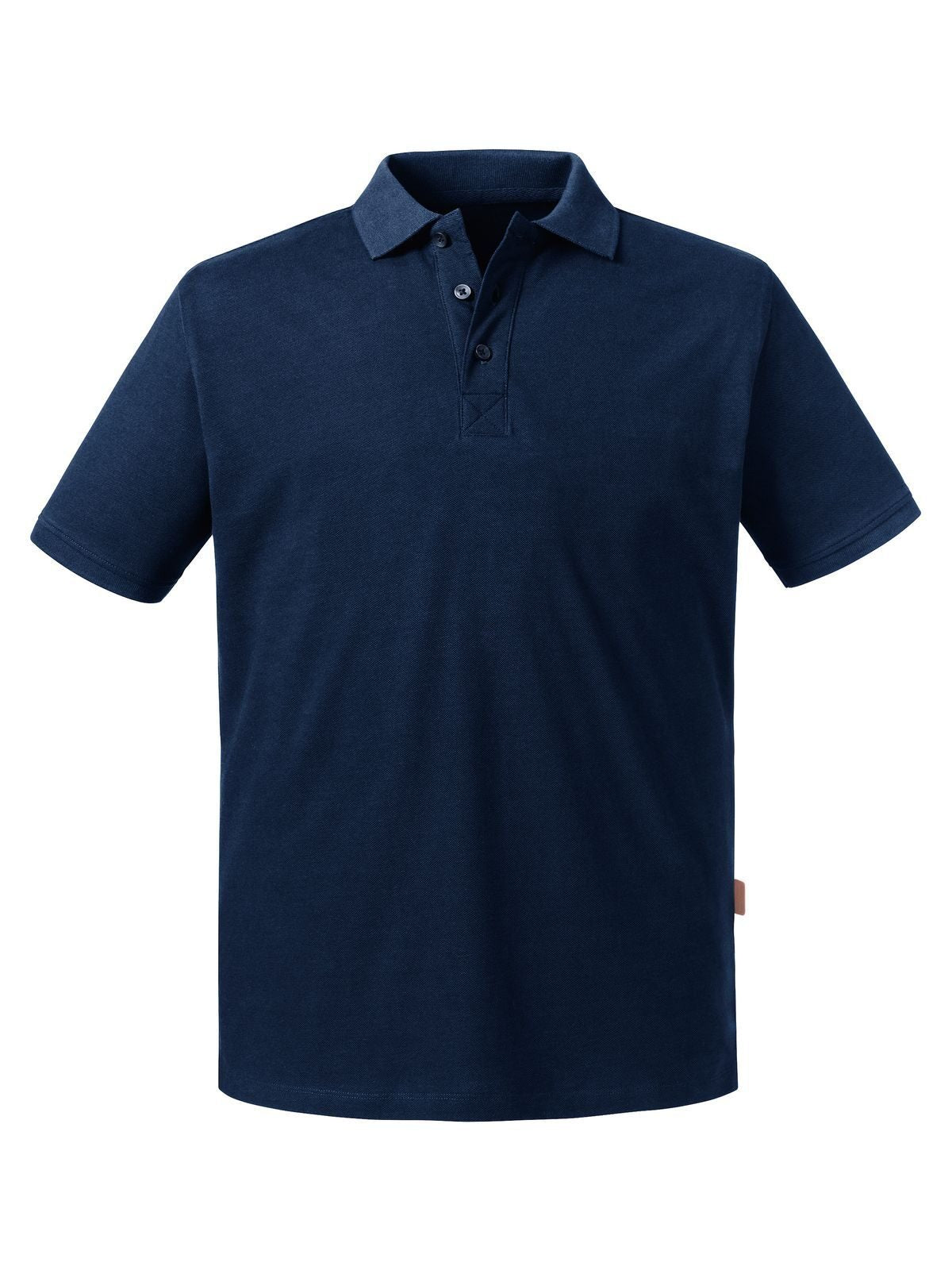 Pure Organic Polo Herren Poloshirt – Russell – Farbe french navy – individuell veredelbar
