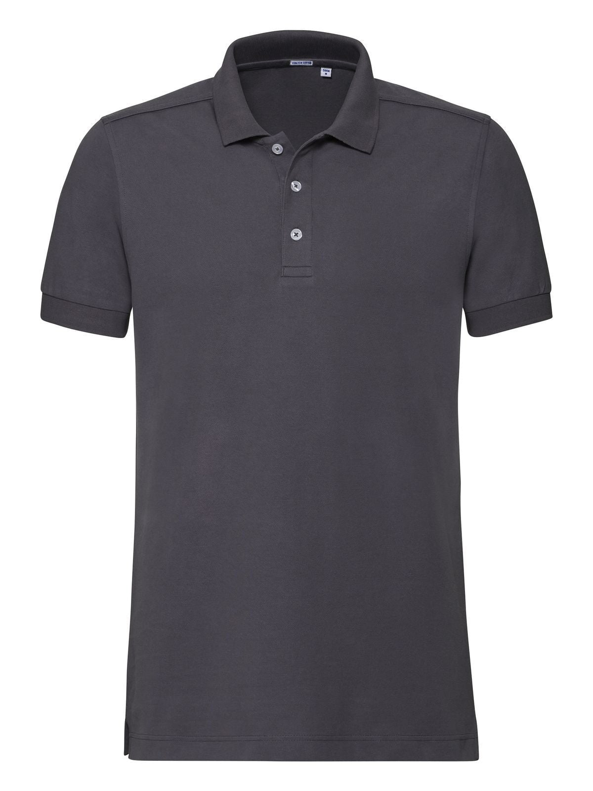 Stretch Polo Herren Poloshirt – Russell – Farbe convoy grey – individuell veredelbar