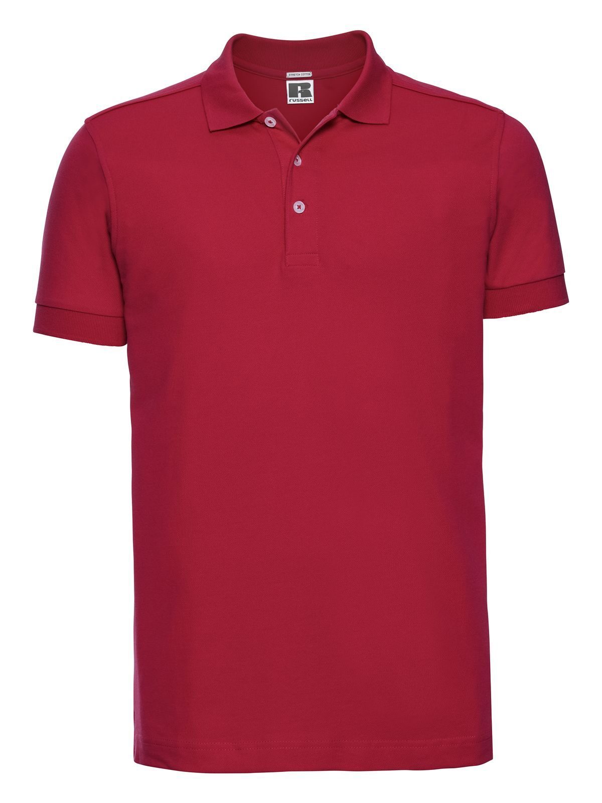 Stretch Polo Herren Poloshirt – Russell – Farbe classic red – individuell veredelbar