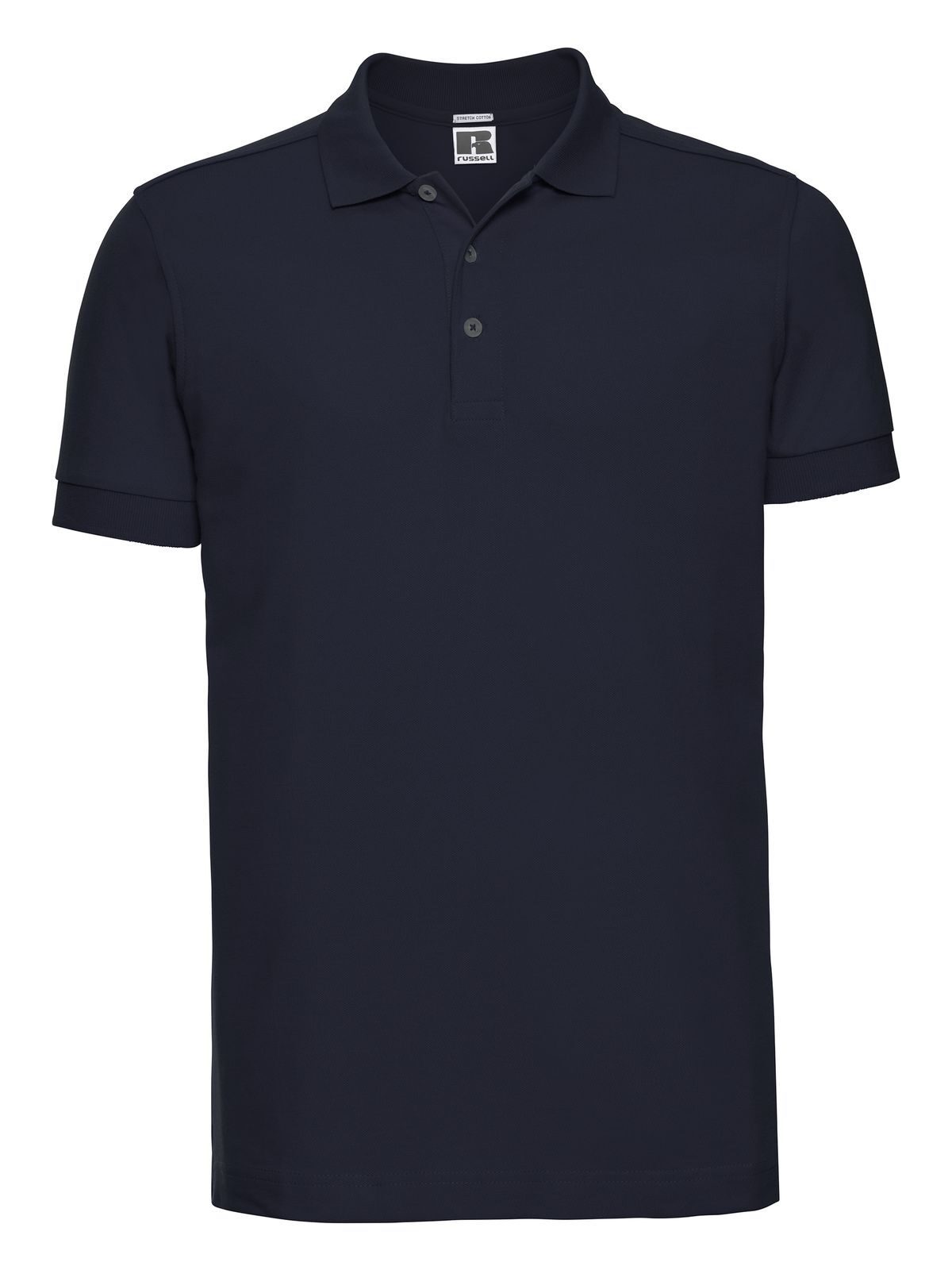 Stretch Polo Herren Poloshirt – Russell – Farbe french navy – individuell veredelbar