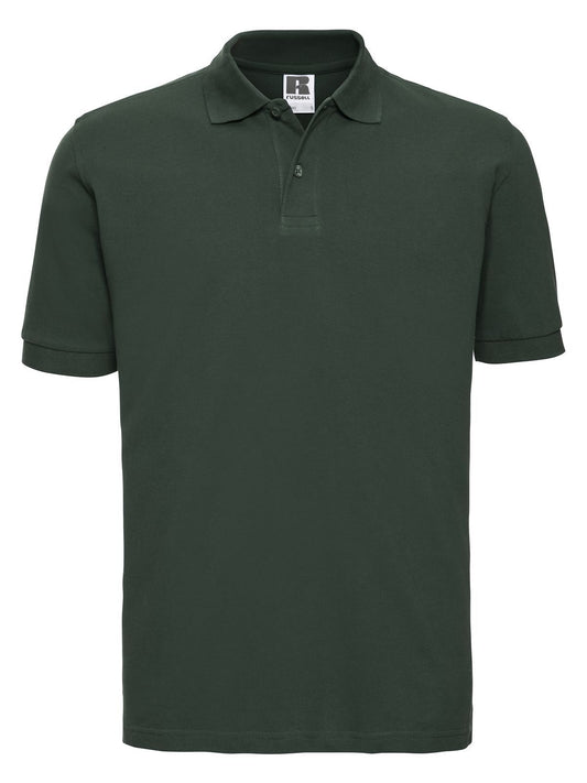 Classic Cotton Polo Herren Poloshirt – Russell – Farbe bottle green – individuell veredelbar