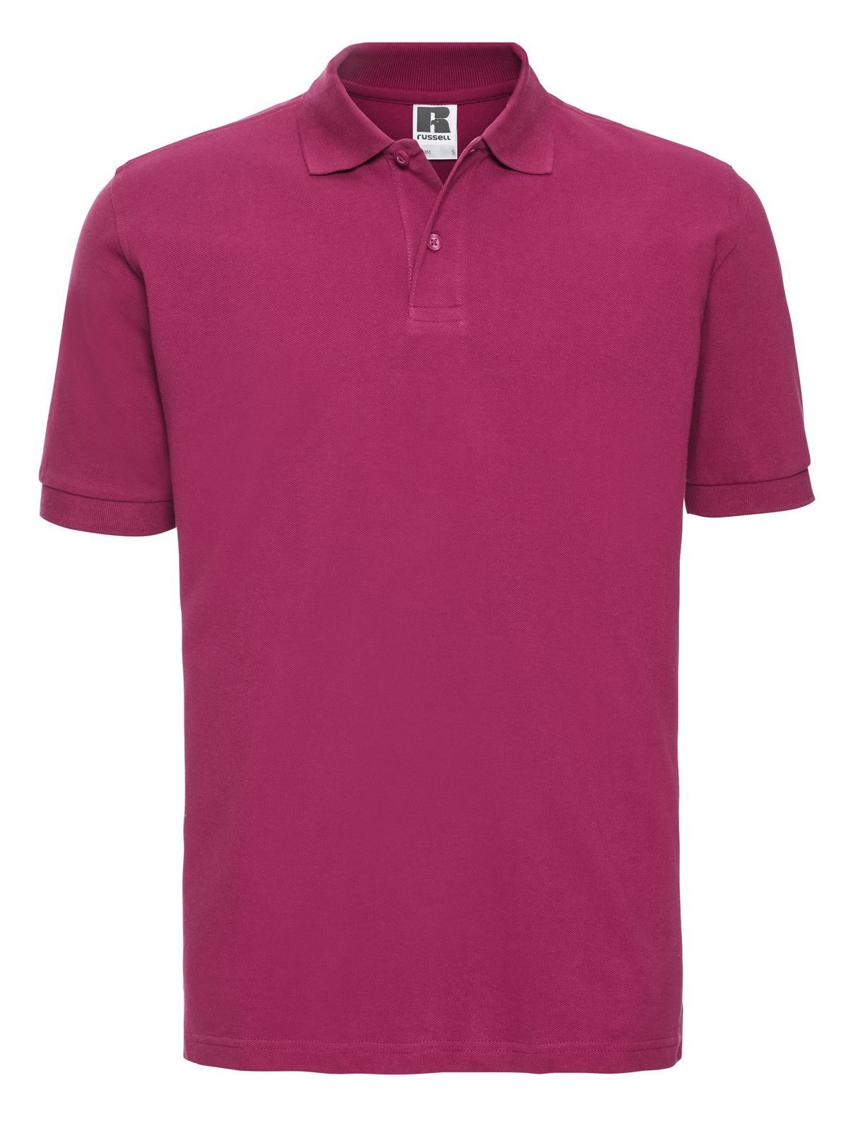 Classic Cotton Polo Herren Poloshirt – Russell – Farbe Fuchsia – individuell veredelbar