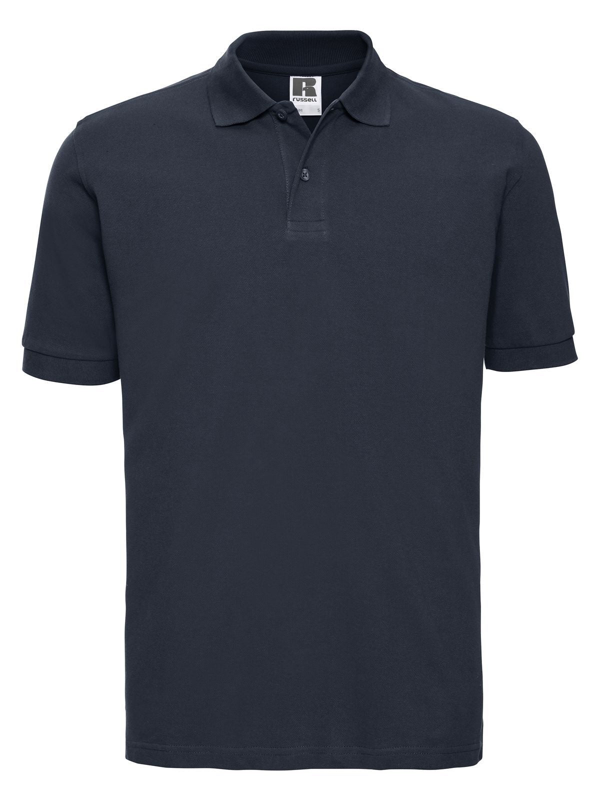 Classic Cotton Polo Herren Poloshirt – Russell – Farbe french navy – individuell veredelbar