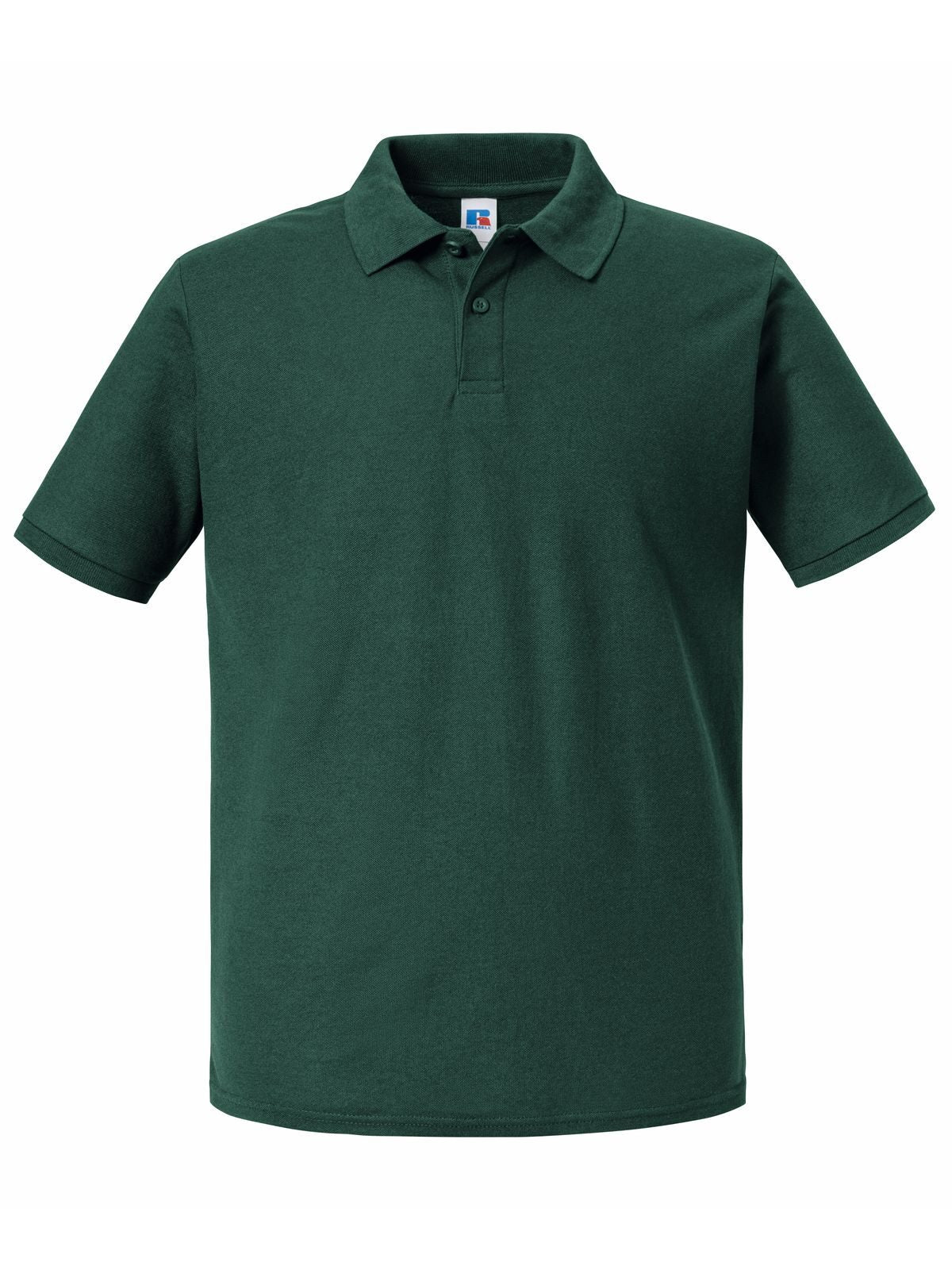 Authentic Eco Polo Poloshirt – Russell – Farbe bottle green – individuell veredelbar