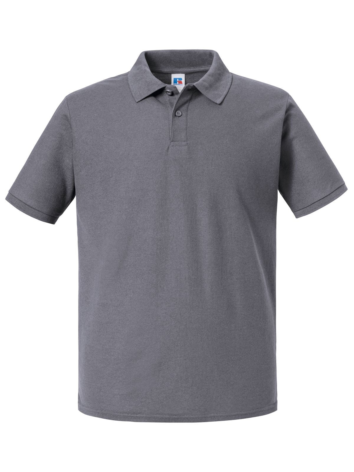 Authentic Eco Polo Poloshirt – Russell – Farbe convoy grey – individuell veredelbar