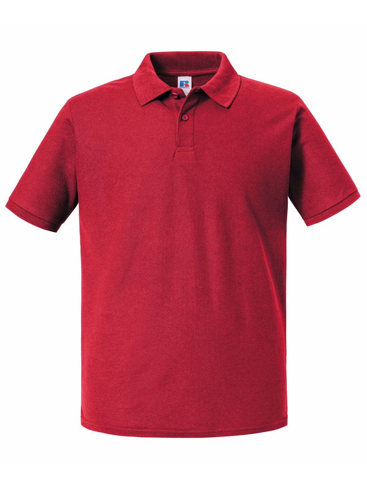 Authentic Eco Polo Poloshirt – Russell – Farbe classic red – individuell veredelbar