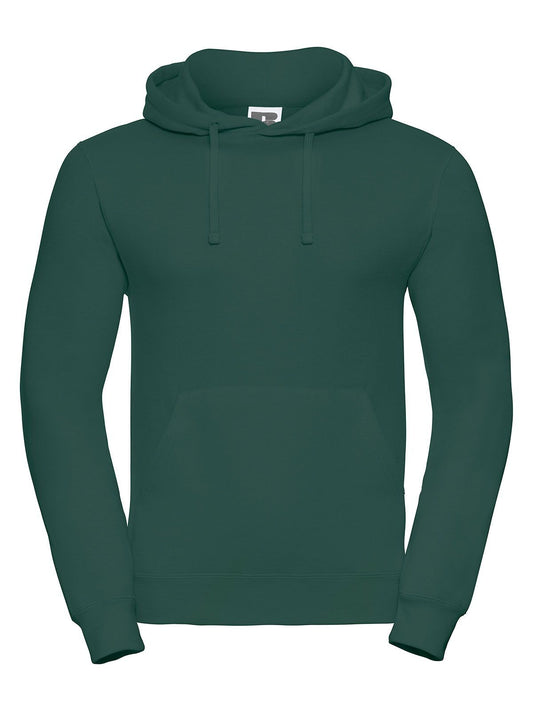Adults' Hooded Sweatshirt Herren Sweatshirt / Hoodie – Russell – Farbe bottle green – individuell veredelbar