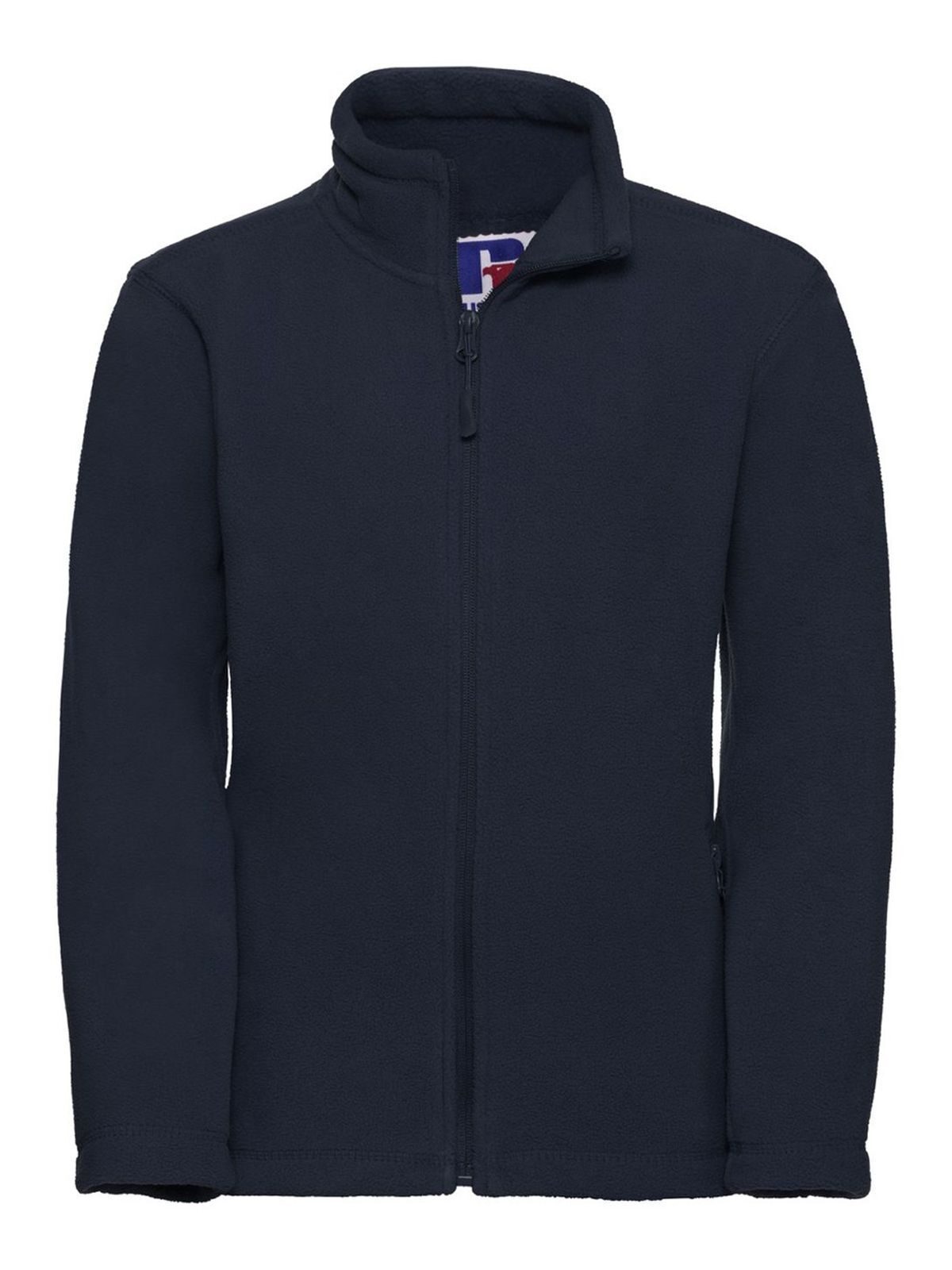 Full Zip Outdoor Fleece Kinder – Russell – Farbe french navy – individuell veredelbar