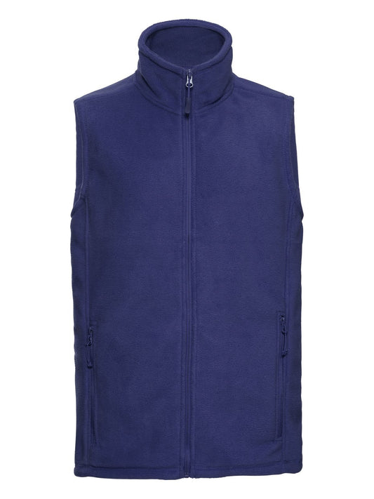 Outdoor Fleece Gilet Herren – Russell – Farbe bright royal – individuell veredelbar