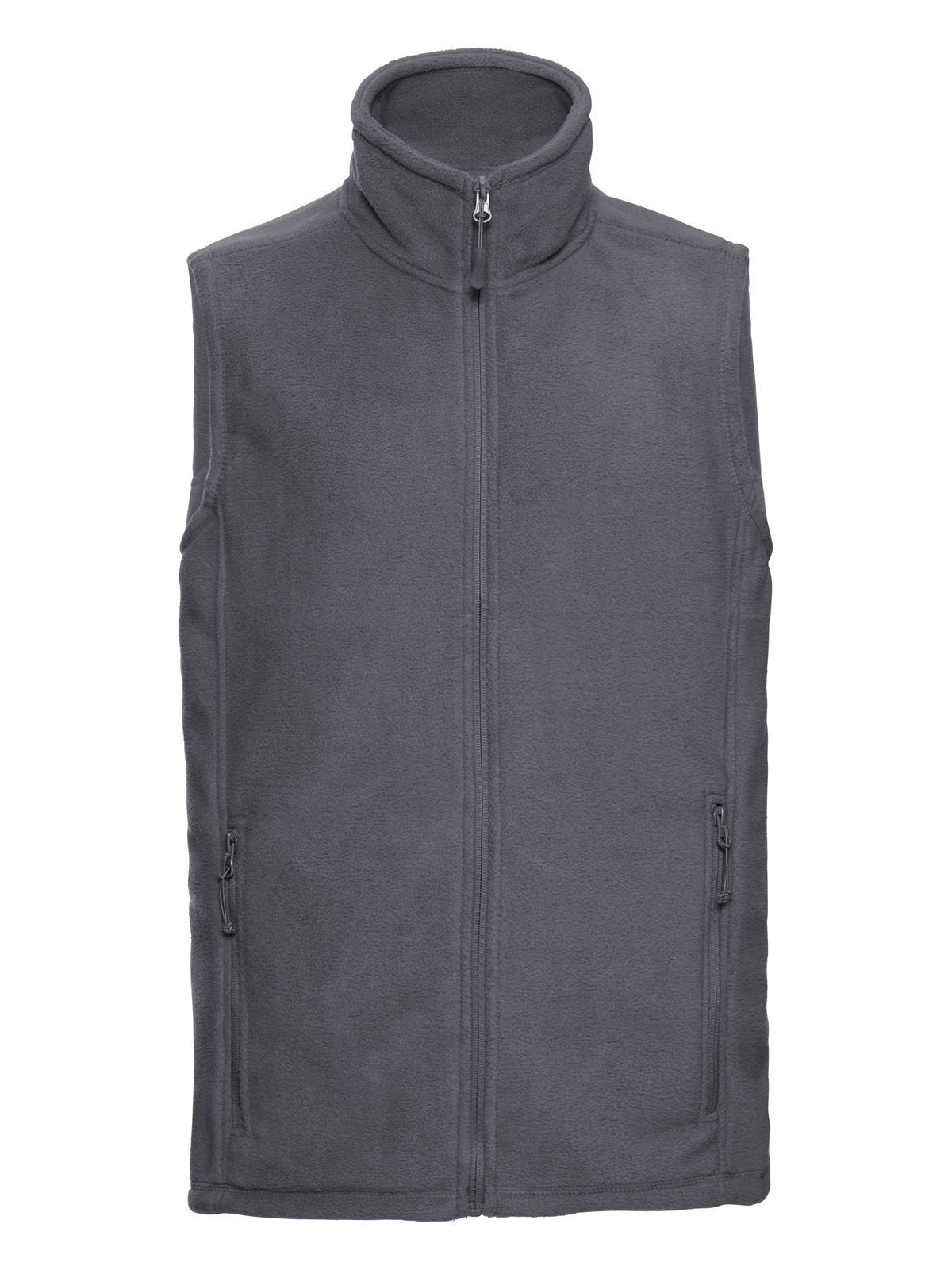 Outdoor Fleece Gilet Herren – Russell – Farbe convoy grey – individuell veredelbar