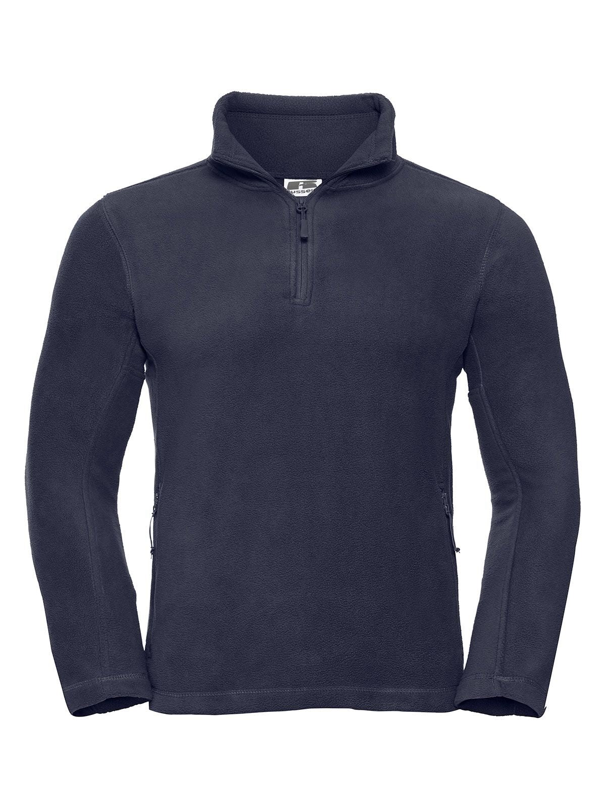Adults' Quarter Zip Outdoor Fleece – Russell – Farbe french navy – individuell veredelbar