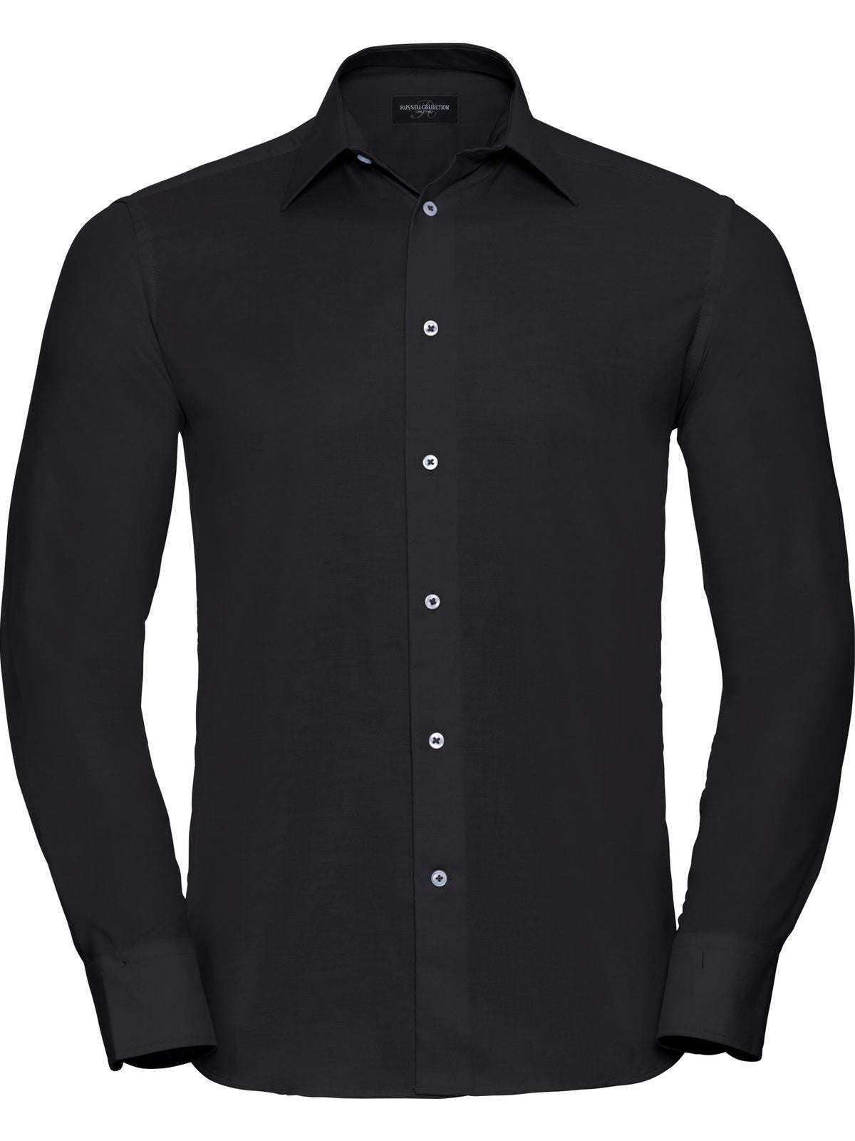 LSL Tailored Oxford Shirt Herren Hemd / Bluse – Russell – Farbe Schwarz – individuell veredelbar