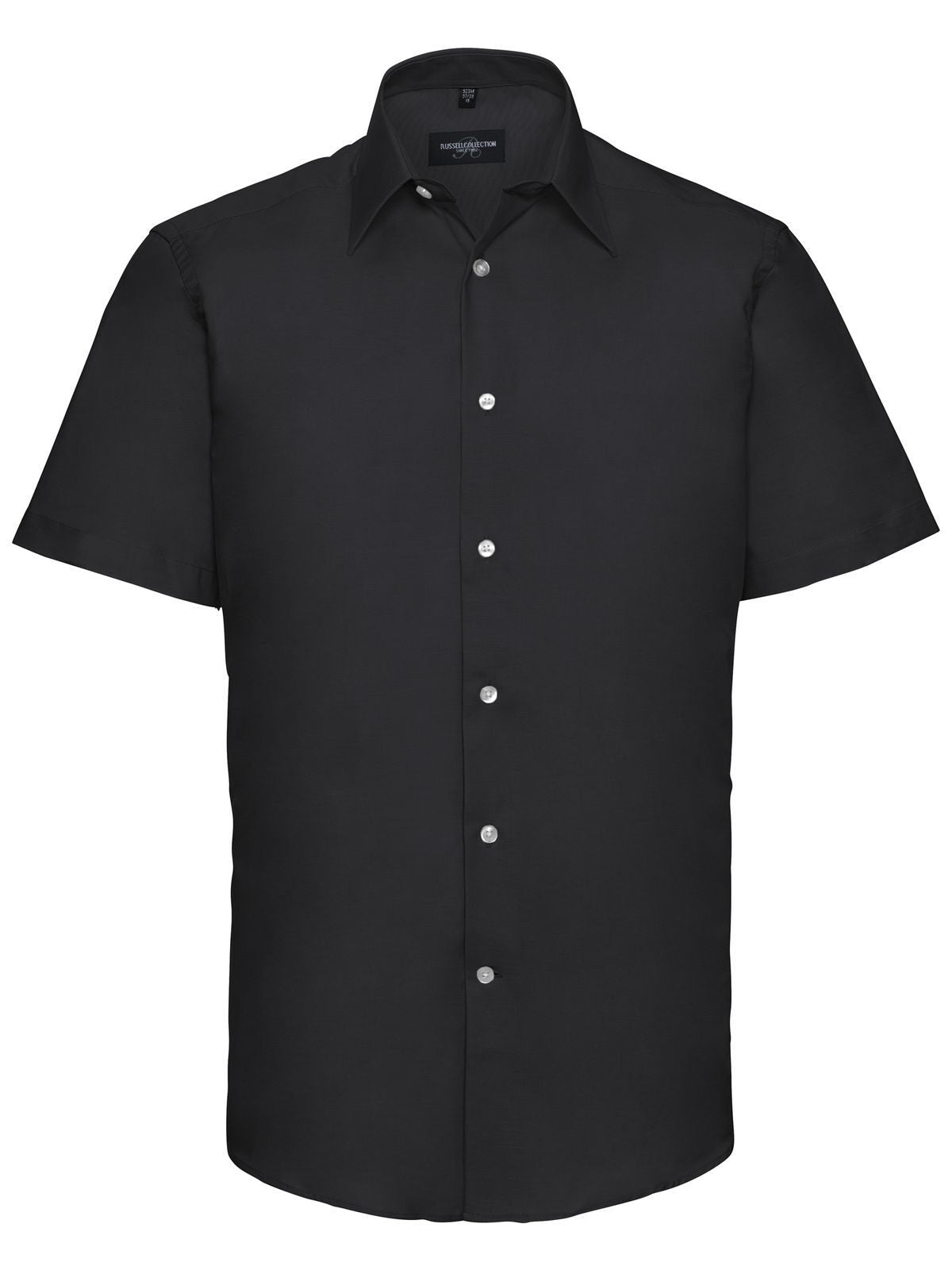 SSL Tailored Oxford Shirt Herren Hemd / Bluse – Russell – Farbe Schwarz – individuell veredelbar