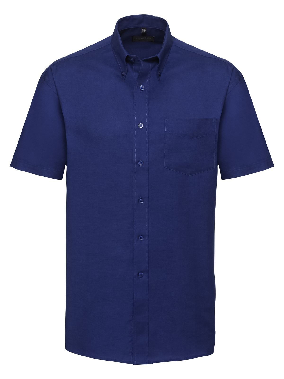 Short Sleeve Easy Care Oxford Shirt Herren Hemd / Bluse – Russell – Farbe bright royal – individuell veredelbar