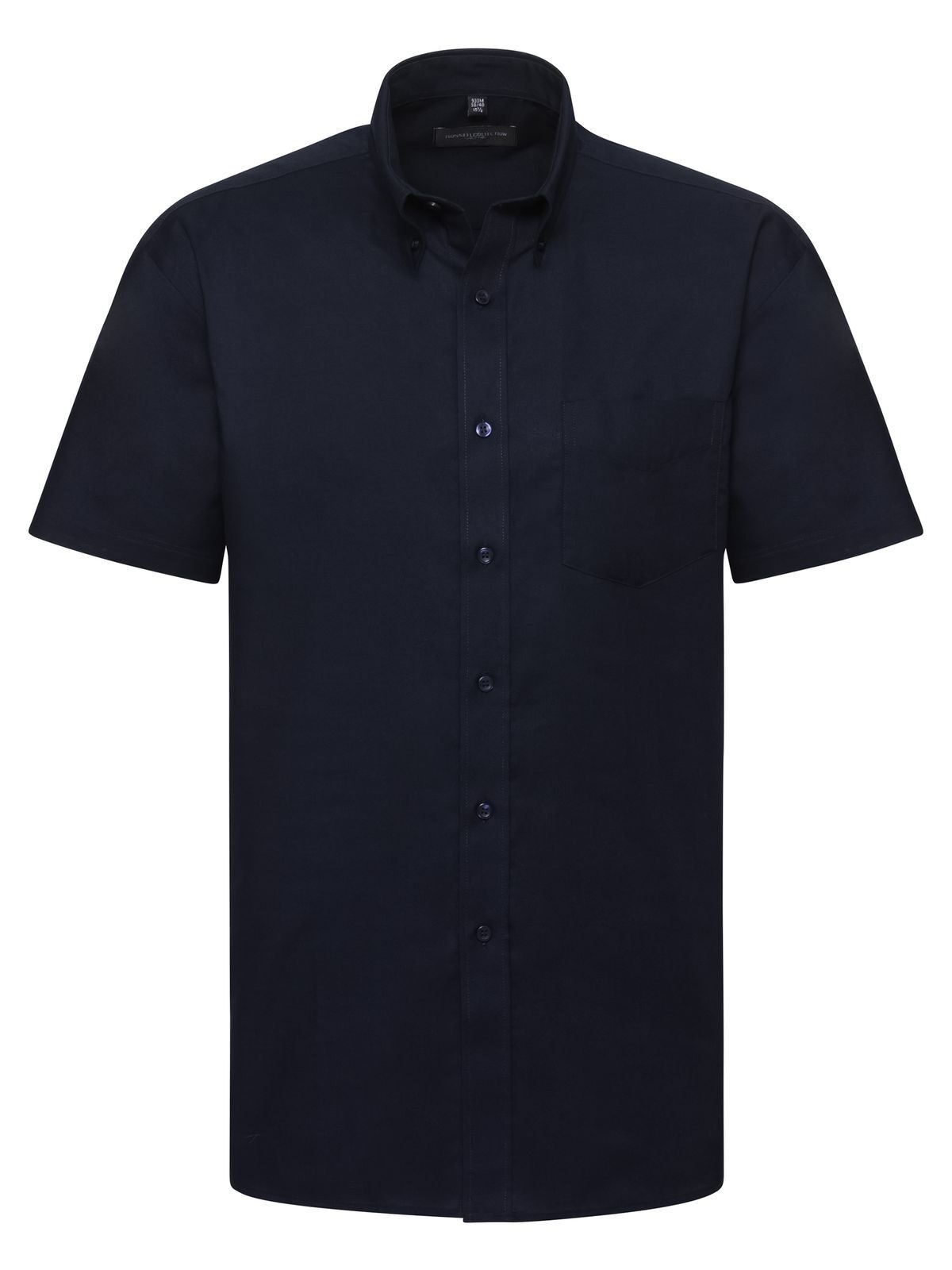 Short Sleeve Easy Care Oxford Shirt Herren Hemd / Bluse – Russell – Farbe bright navy – individuell veredelbar