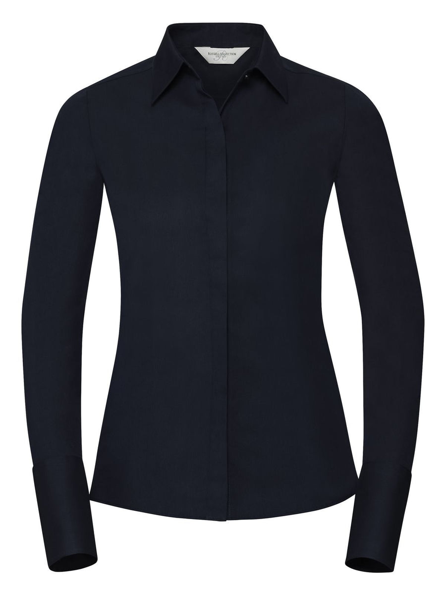 Ladies' Long Sleeve Ultimate Stretch Shirt/Blouse – Russell