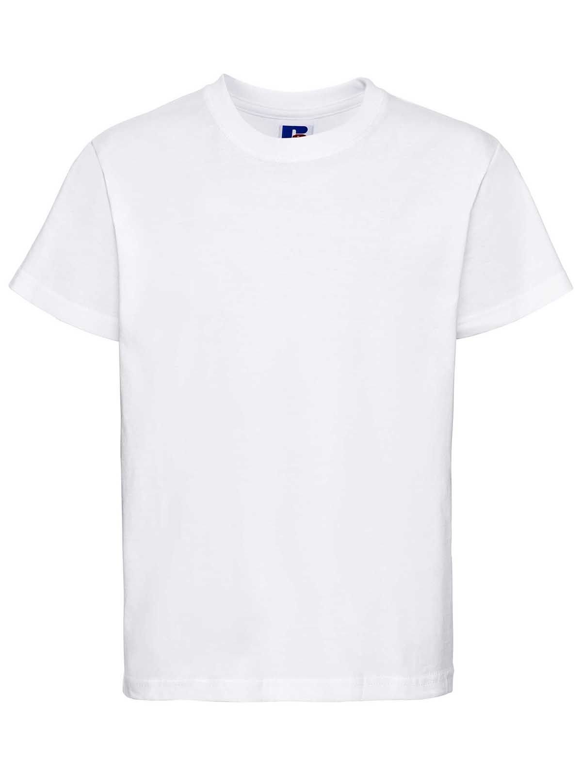 Classic Kinder T-Shirt – Russell – Farbe Weiß – individuell veredelbar