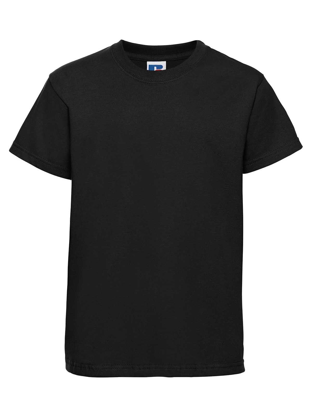Classic Kinder T-Shirt – Russell – Farbe Schwarz – individuell veredelbar