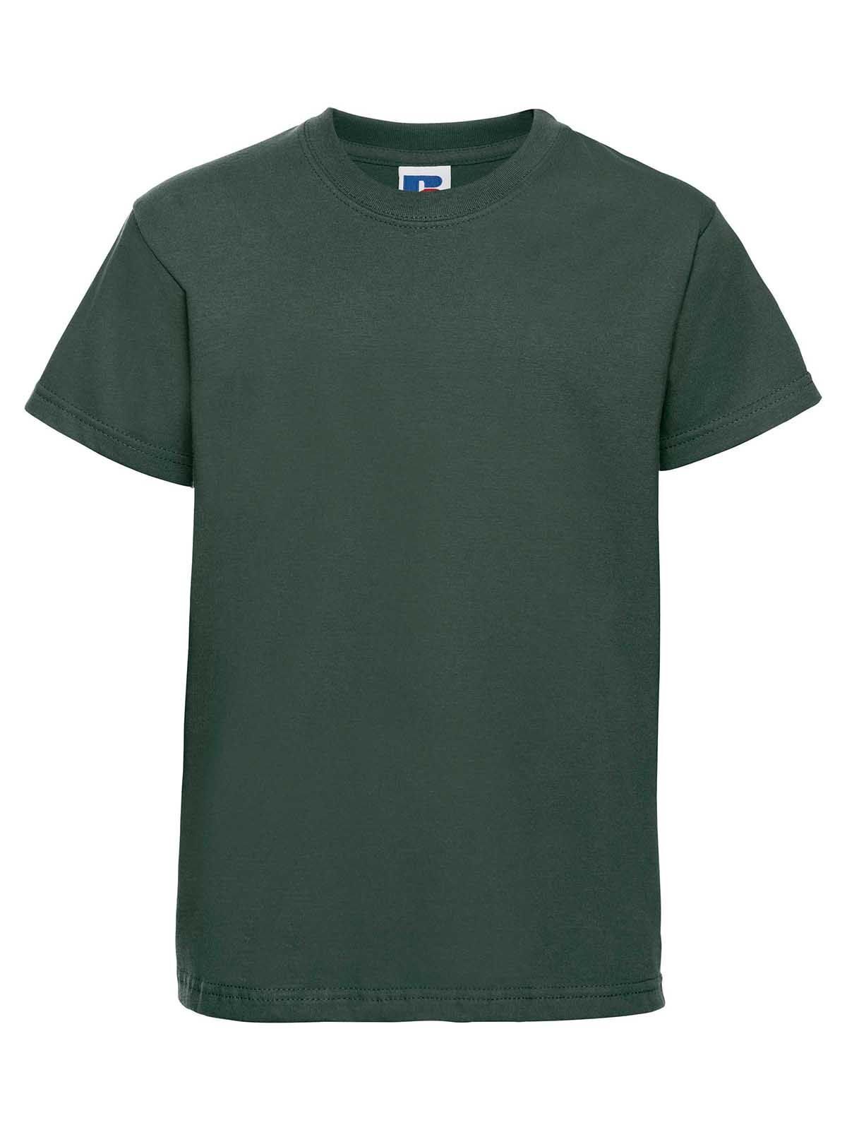 Classic Kinder T-Shirt – Russell – Farbe bottle green – individuell veredelbar