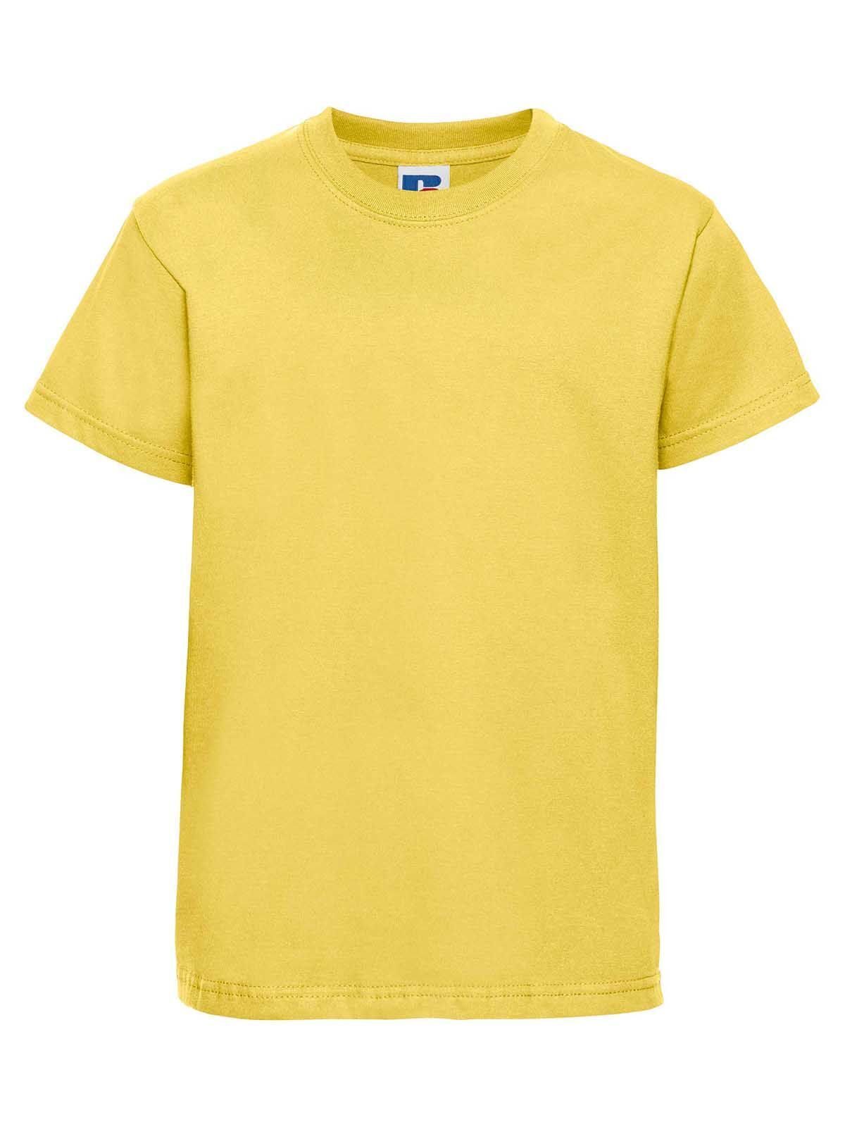 Classic Kinder T-Shirt – Russell – Farbe Gelb – individuell veredelbar