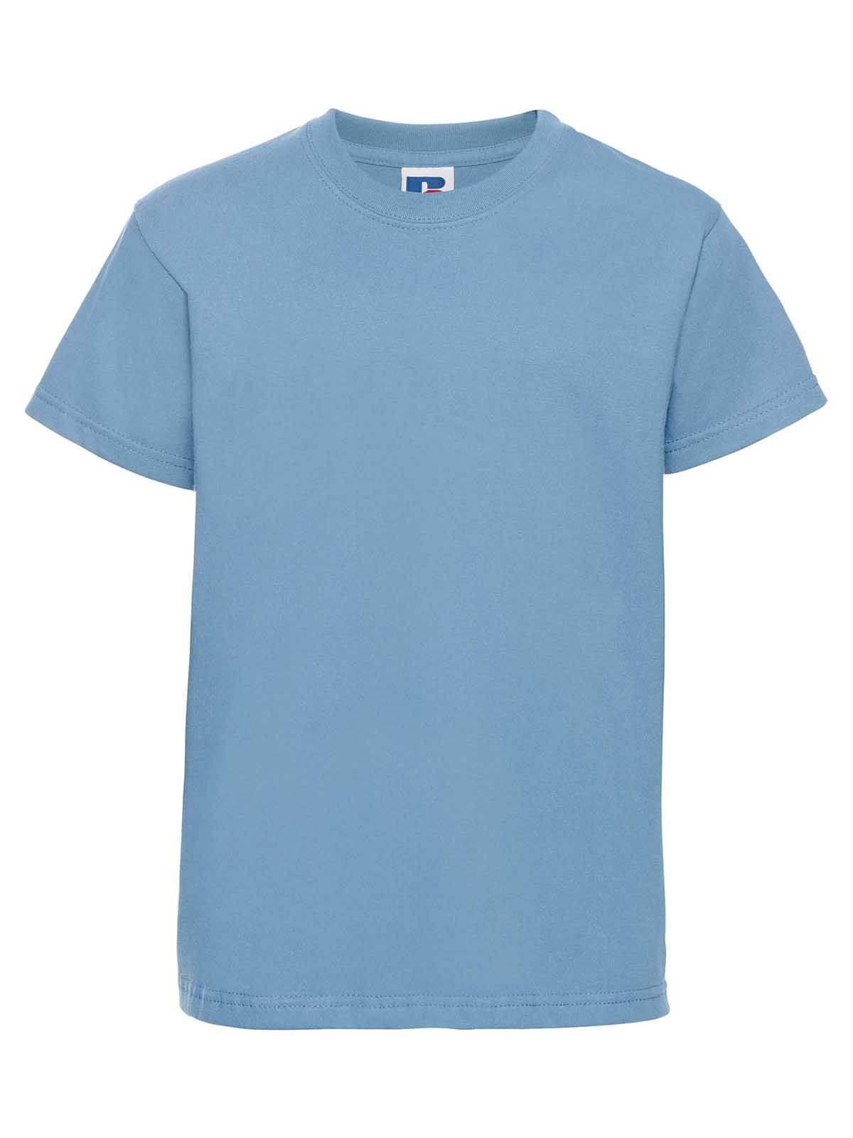 Classic Kinder T-Shirt – Russell – Farbe sky – individuell veredelbar