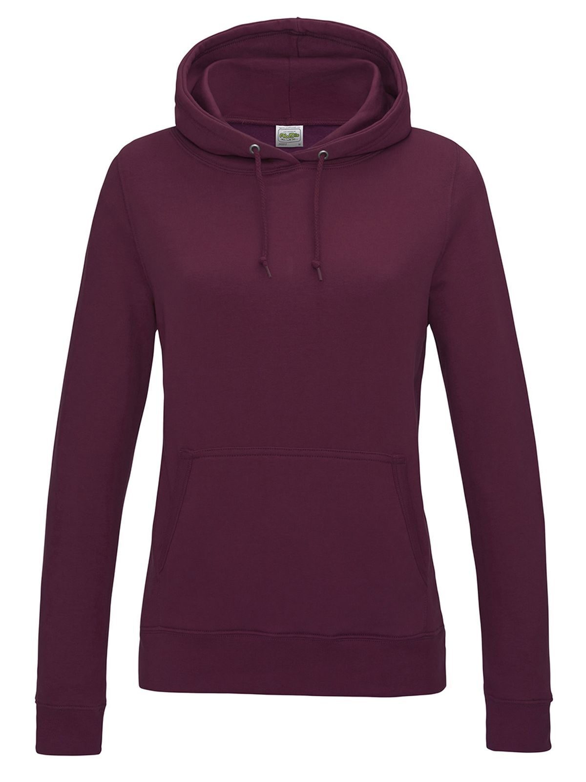 Girlie College Hoodie Damen Sweatshirt / Hoodie – Just Hoods by AWDis – Farbe Burgundy – individuell veredelbar