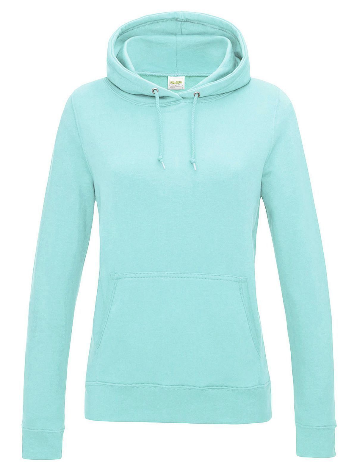 Girlie College Hoodie Damen Sweatshirt / Hoodie – Just Hoods by AWDis – Farbe peppermint – individuell veredelbar