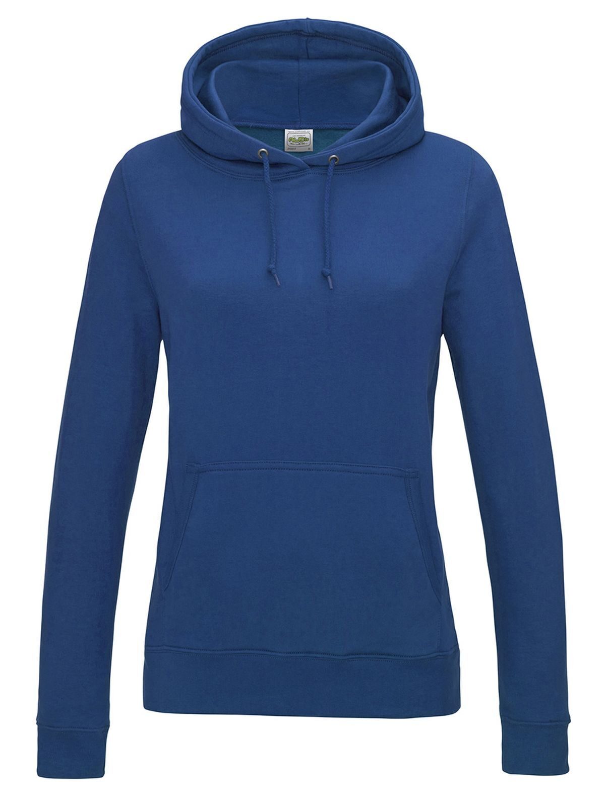 Girlie College Hoodie Damen Sweatshirt / Hoodie – Just Hoods by AWDis – Farbe Royalblau – individuell veredelbar