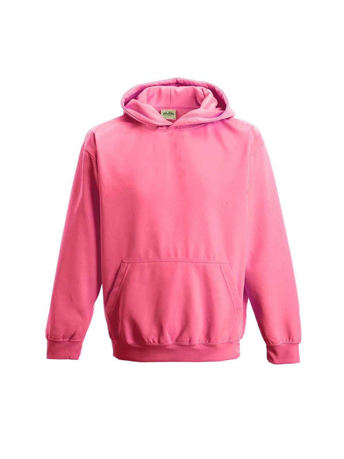 Electric Hoodie Kinder Sweatshirt / Hoodie – Just Hoods by AWDis – Farbe electric pink – individuell veredelbar