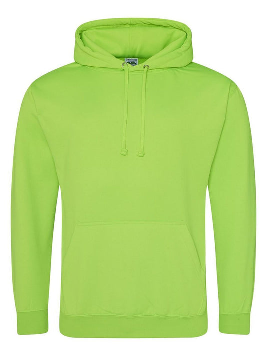 Electric Hoodie Herren Sweatshirt / Hoodie – Just Hoods by AWDis – Farbe electric green – individuell veredelbar