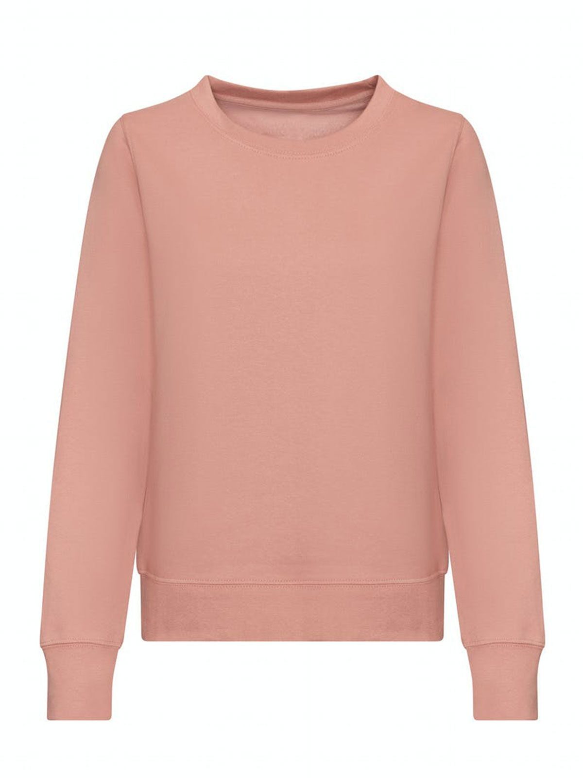Awdis Sweat Damen Sweatshirt / Hoodie – Just Hoods by AWDis – Farbe dusty pink – individuell veredelbar