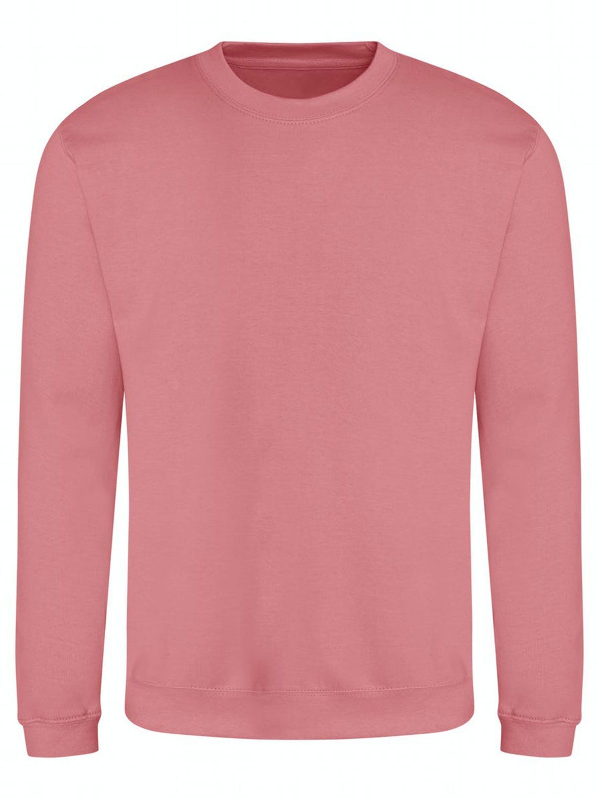 AWDis Sweat Herren Sweatshirt / Hoodie – Just Hoods by AWDis – Farbe dusty rose – individuell veredelbar