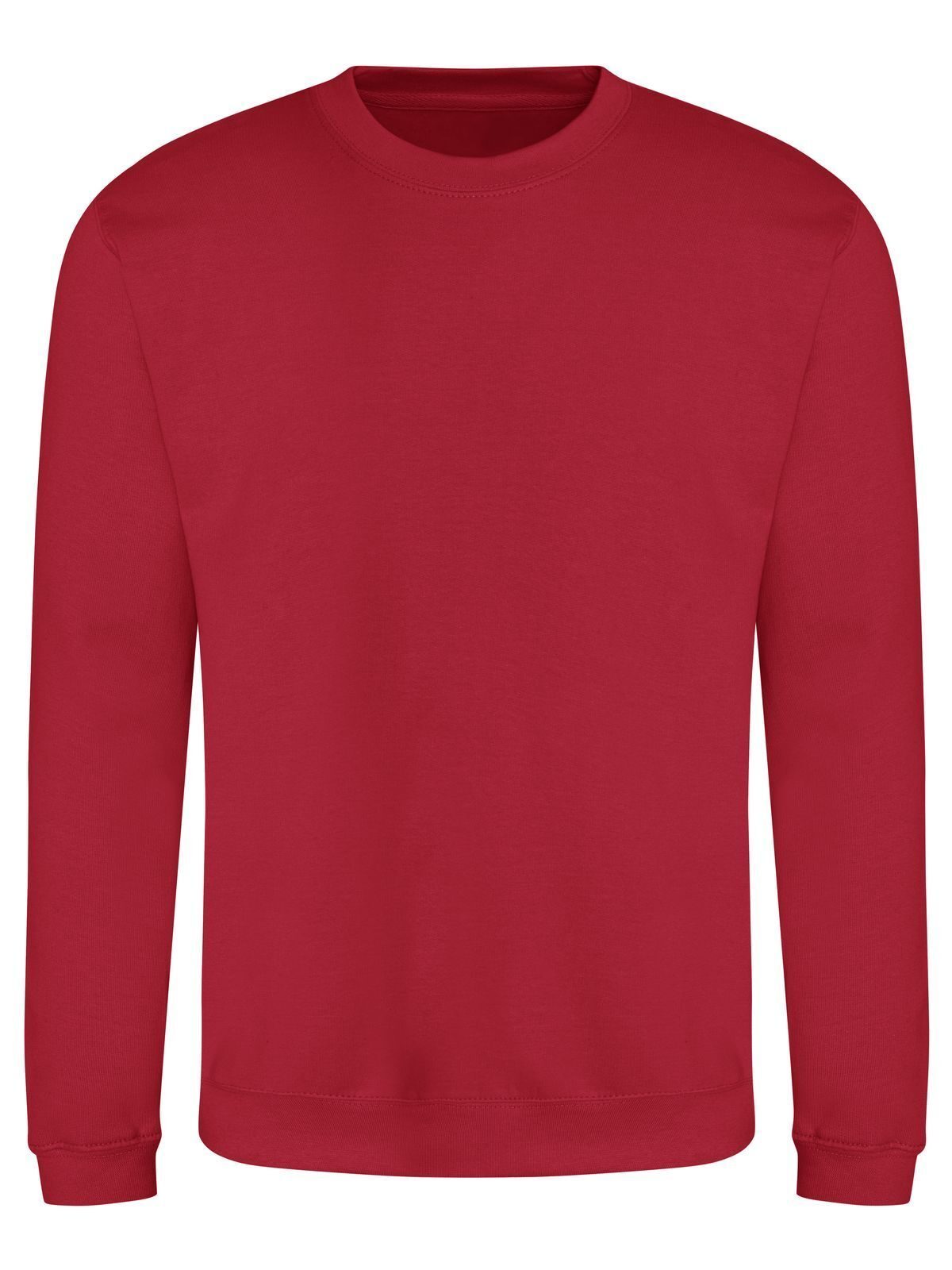 AWDis Sweat Herren Sweatshirt / Hoodie – Just Hoods by AWDis – Farbe fire red – individuell veredelbar