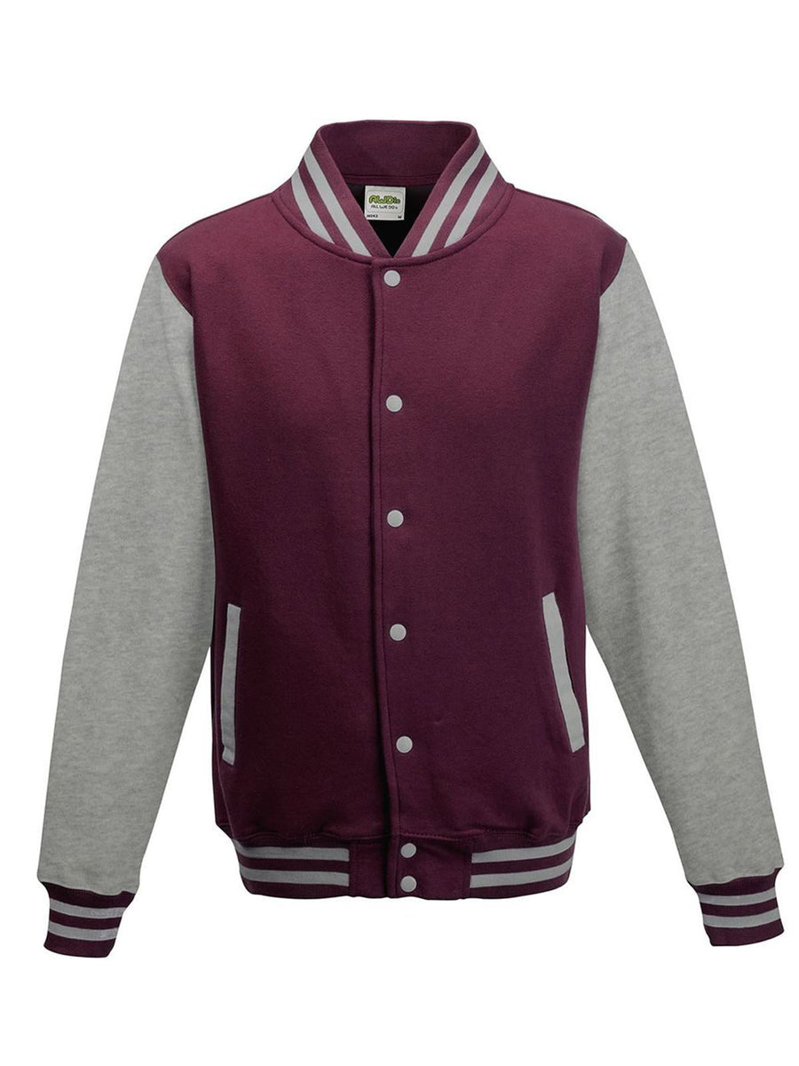 Varsity Jacket Sweatshirt / Hoodie – Just Hoods by AWDis
