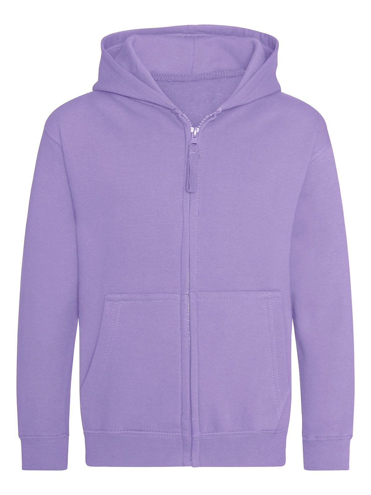 Zoodie Kinder Sweatshirt / Hoodie – Just Hoods by AWDis – Farbe digital lavender – individuell veredelbar
