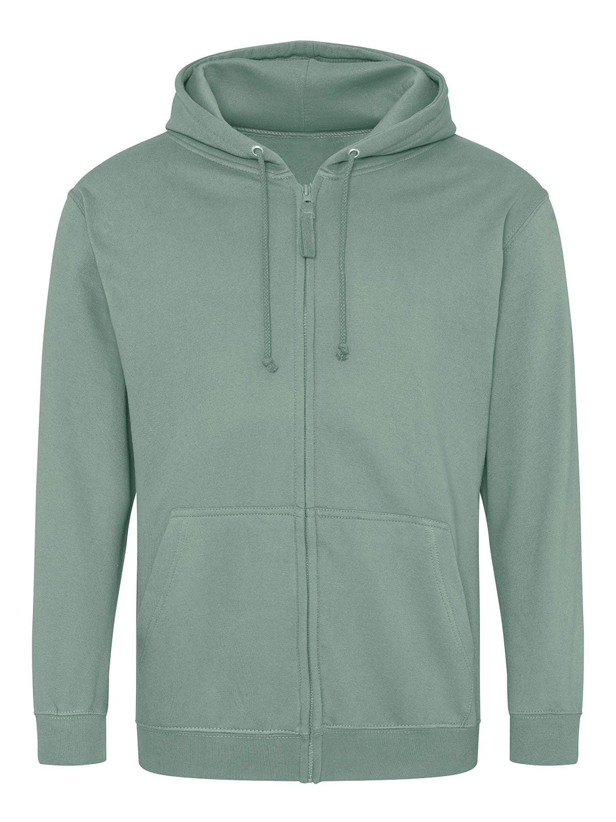 Zoodie Sweatshirt / Hoodie – Just Hoods by AWDis – Farbe dusty green – individuell veredelbar