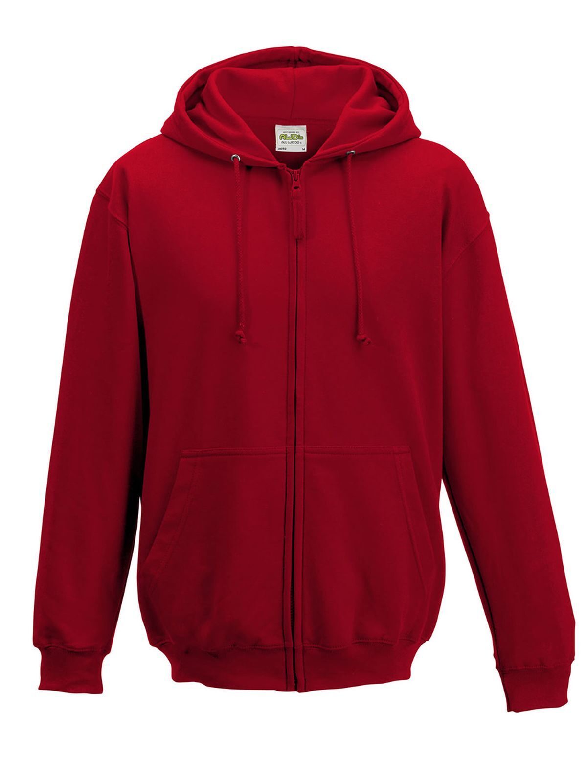 Zoodie Sweatshirt / Hoodie – Just Hoods by AWDis – Farbe fire red – individuell veredelbar