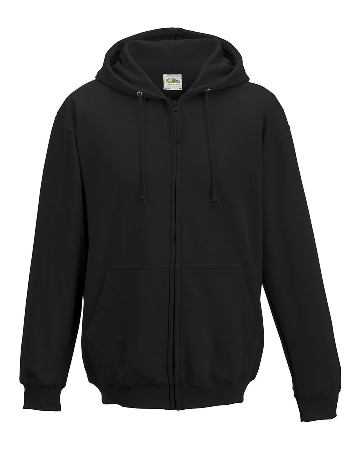 Zoodie Sweatshirt / Hoodie – Just Hoods by AWDis – Farbe jet black – individuell veredelbar