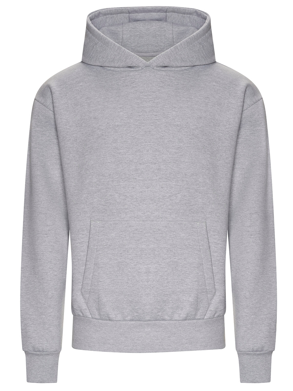 Signature Heavyweight Hoodie Herren Sweatshirt / Hoodie – Just Hoods by AWDis – Farbe heather grey – individuell veredelbar